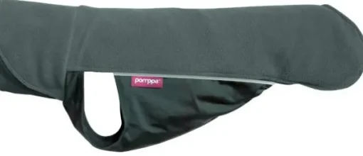 Jumppa koiran fleecetakki, 37 - 40 cm, harmaa-Pomppa Discount