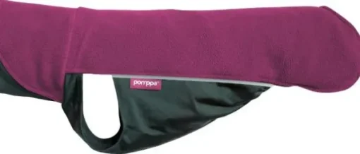 Pomppa Jumppa koiran fleecetakki, 37 - 40 cm, punavioletti Best