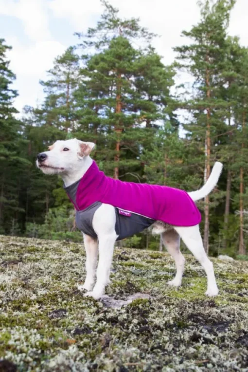 Pomppa Jumppa koiran fleecetakki, 37 - 40 cm, punavioletti Best
