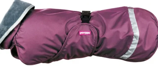 Pomppa Kevyt koiran välikausitakki, 31 - 34 cm, punavioletti Hot