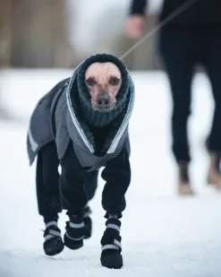 Toppa erittäin lämmin talvitakki, 60 - 65 cm, harmaa-Pomppa Fashion