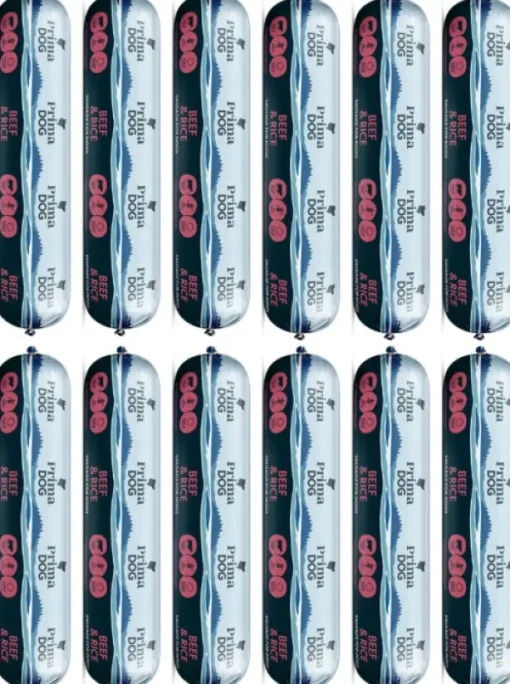 PrimaDog Prima Nöt-Ris koiranmakkara, 12 x 800 G Online