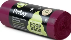 Pluto Poop Bags 50 pcs Burgundy-Pritax Outlet