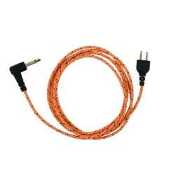 ProEquip Orange FabricLine -audioliitäntäkaapeli Peltor-kuulosuojaimiin 3,5mm-1,25m New