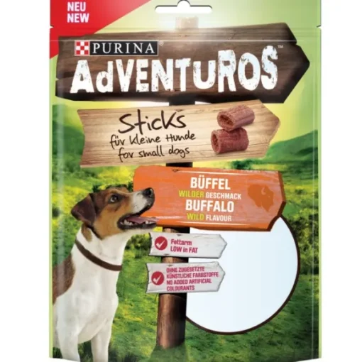 Purina Adventuros Mini Sticks Buffalo makupalat, 90 g Sale