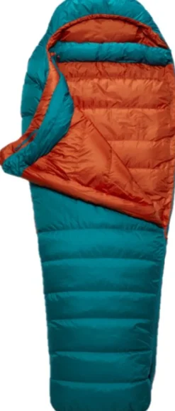 Rab Ascent 500 untuvamakuupussi, naisten malli, -5°C Marina Blue Clearance