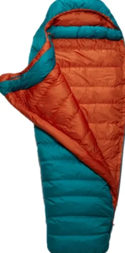 Rab Ascent 500 untuvamakuupussi, naisten malli, -5°C Marina Blue Clearance