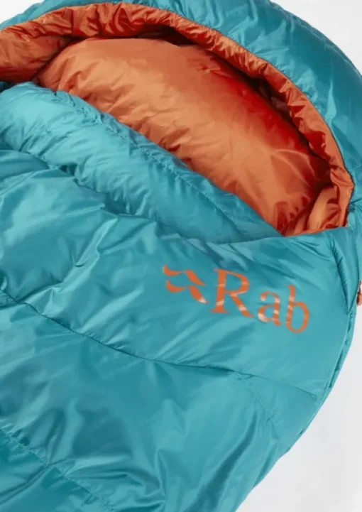 Rab Ascent 500 untuvamakuupussi, naisten malli, -5°C Marina Blue Clearance