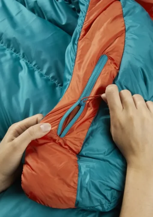 Rab Ascent 500 untuvamakuupussi, naisten malli, -5°C Marina Blue Clearance