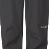 Rab Downpour Eco Full Zip Pants naisten kuorihousut, musta Outlet