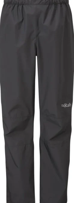 Rab Downpour Eco Full Zip Pants naisten kuorihousut, musta Outlet