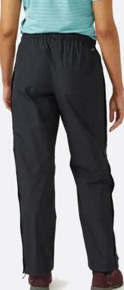 Rab Downpour Eco Full Zip Pants naisten kuorihousut, musta Outlet