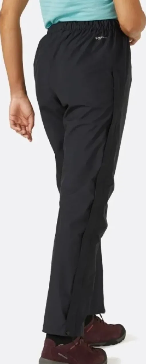 Rab Downpour Eco Full Zip Pants naisten kuorihousut, musta Outlet
