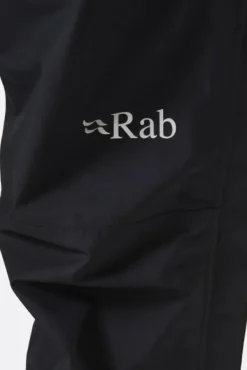 Rab Downpour Eco Full Zip Pants naisten kuorihousut, musta Outlet
