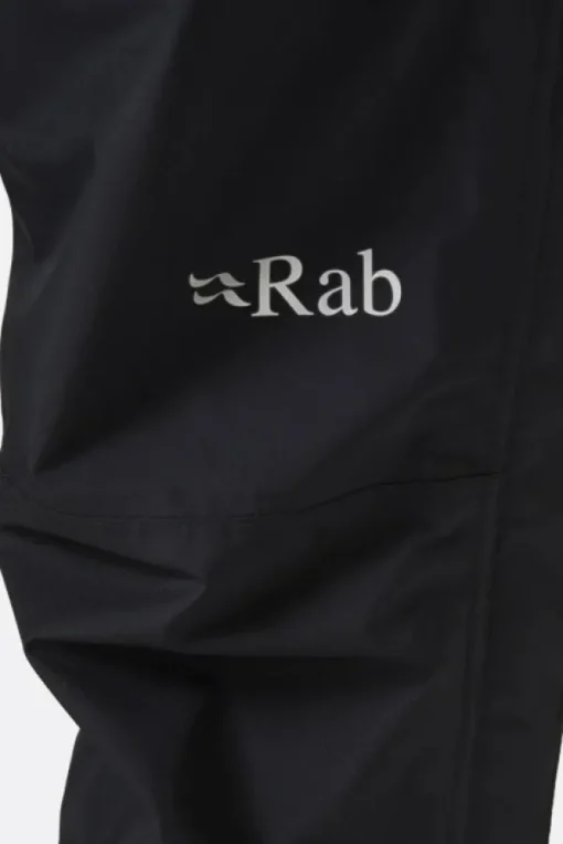 Rab Downpour Eco Full Zip Pants naisten kuorihousut, musta Outlet