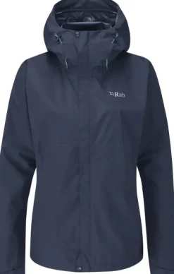 Downpour Eco Jacket naisten ulkoilutakki, tummansininen-Rab Fashion