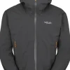 Rab Downpour Light Jacket kuoritakki, tummanharmaa Hot