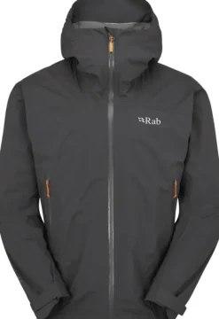 Rab Downpour Light Jacket kuoritakki, tummanharmaa Hot