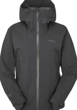 Downpour Light Jacket naisten kuoritakki, tummanharmaa-Rab Outlet