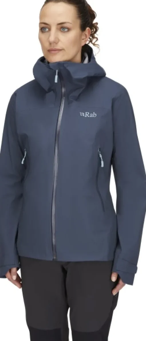 Rab Downpour Light Jacket naisten kuoritakki, sininen Online