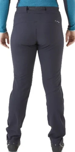 Rab Incline AS Pants naisten softshell-housut, musta Clearance