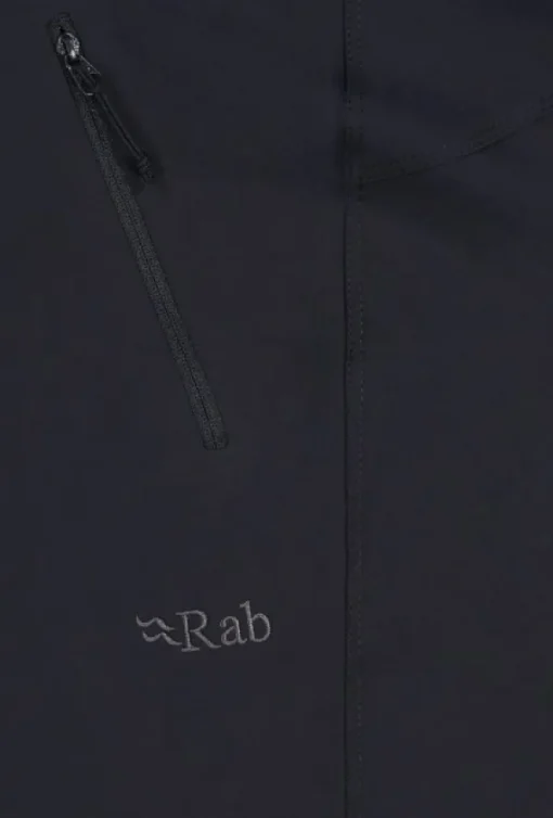 Rab Incline AS Pants naisten softshell-housut, musta Clearance