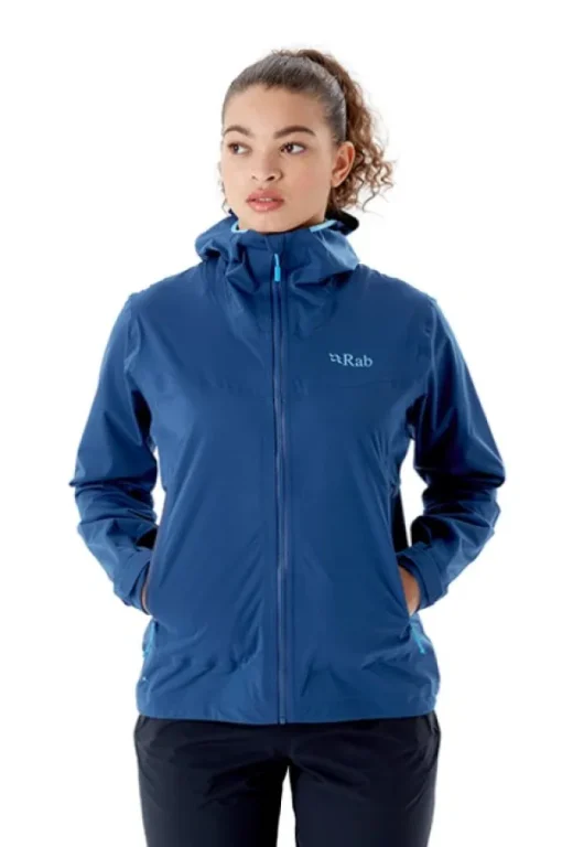 Rab Kinetic 2.0 naisten kuoritakki/softshell-takki, sininen Fashion