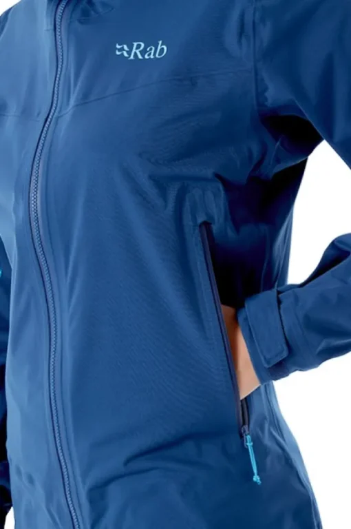 Rab Kinetic 2.0 naisten kuoritakki/softshell-takki, sininen Fashion