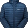 Rab Microlight Alpine Jacket takki, Tempest Blue Discount
