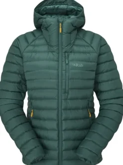 Rab Microlight Alpine Jacket naisten untuvatakki, Green Slate Sale