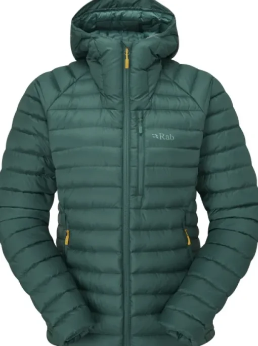 Rab Microlight Alpine Jacket naisten untuvatakki, Green Slate Sale