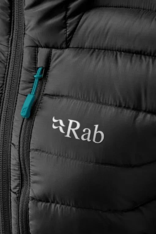 Rab Microlight Alpine Long Jacket naisten untuvatakki, musta New