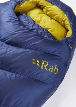 Rab Neutrino 400 Reg -7°C untuvamakuupussi, Nightfall Blue Unisex Hot