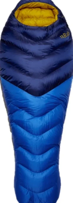 Neutrino 400 untuvamakuupussi, naisten malli, -7°C Nightfall Blue-Rab Best
