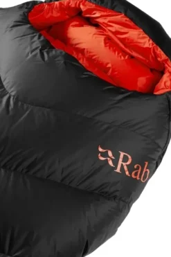 Rab Neutrino Pro 700 Reg Left Zip -10°C untuvamakuupussi, tummanharmaa Clearance