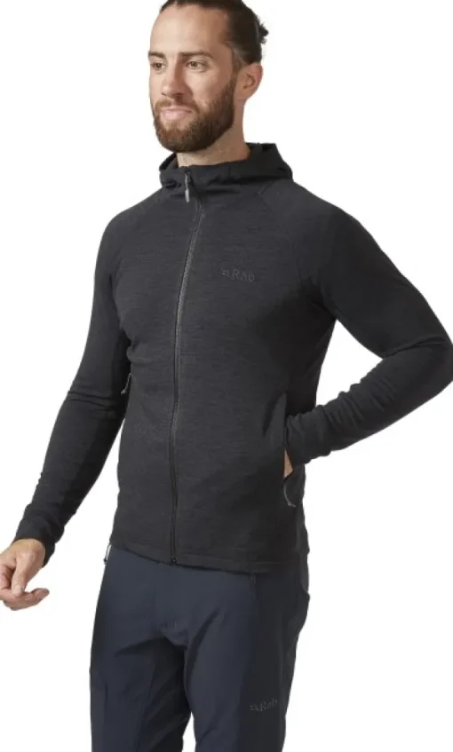 Nexus Hoody fleecetakki, Black-Rab Best