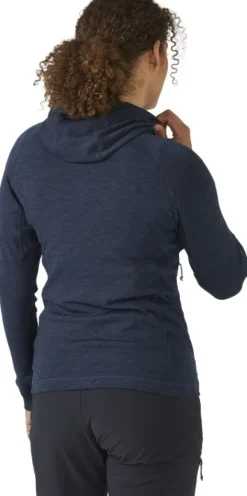Nexus Hoody naisten fleecetakki, Deep Ink-Rab Fashion