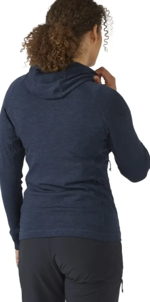 Nexus Hoody naisten fleecetakki, Deep Ink-Rab Fashion