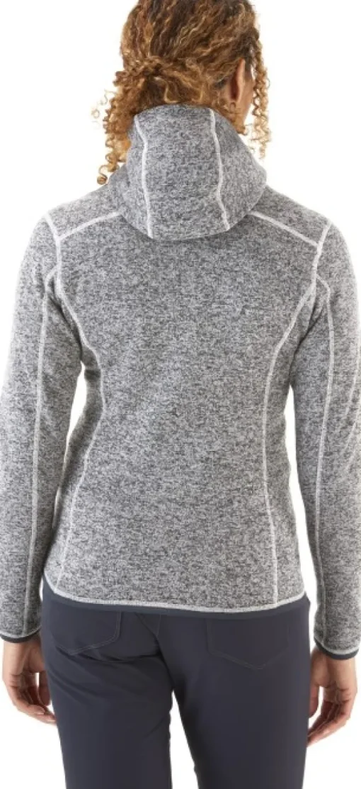 Rab Quest Hoody naisten hupullinen fleecetakki, vaaleanharmaa Online