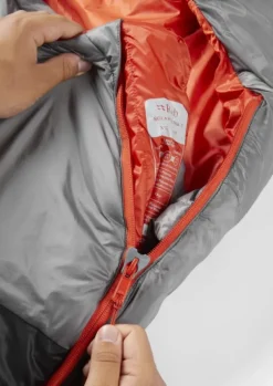 Solar Ultra 1 makuupussi, pitkä malli, -4°C Granite Unisex-Rab Sale