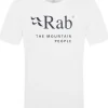 Rab Stance Mountain Tee Mens White Sale