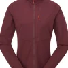 Rab Stormveil Windstopper Jacket naisten tuulitakki, viininpunainen Hot