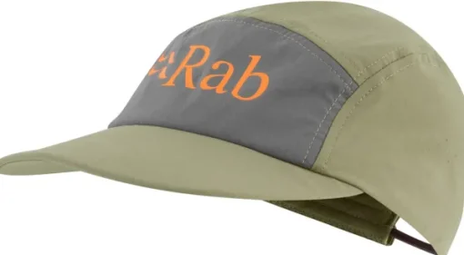 Rab Talus 5 Panel Cap Light Khaki/Graphene Outlet