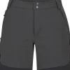 Rab Torque Mountain Shorts 6" naisten shortsit, tummanharmaa/musta Clearance