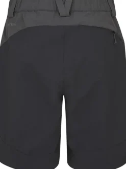 Rab Torque Mountain Shorts 6" naisten shortsit, tummanharmaa/musta Clearance