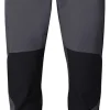 Rab Torque Softshell naisten kiipeily/vaellushousut, tummanharmaa/musta New