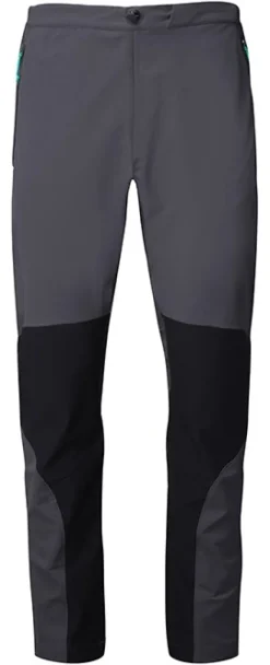 Rab Torque Softshell naisten kiipeily/vaellushousut, tummanharmaa/musta New