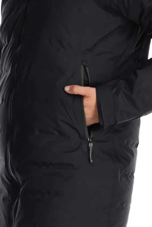 Rab Valiance Parka naisten untuvaparka, musta Sale
