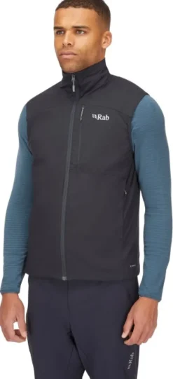 Xenair Vest Mens Ebony-Rab New