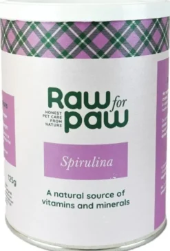 Raw for Paw Spirulina ravintolisä 125 g Online